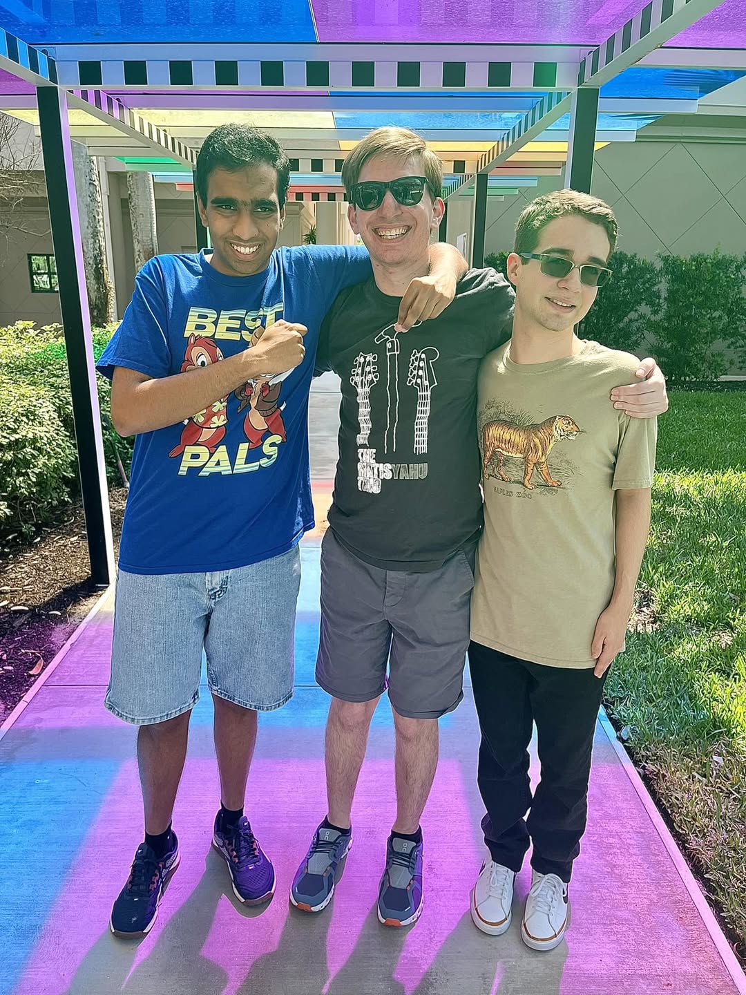 Students on a community outing